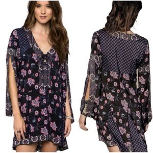Anna Sui X O'Neill Dottie Dress Small Boho